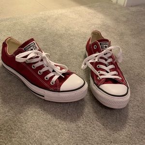 Burgundy Converse!